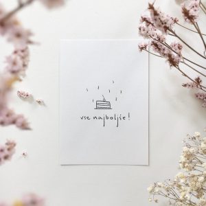 Vse najboljše kartica